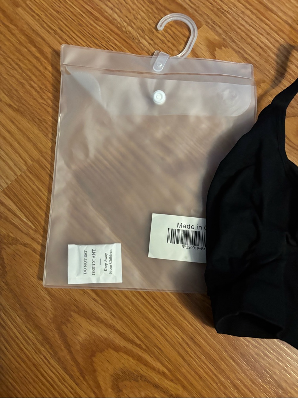 New fellin girl Black Wireless Comfort Bra - Women's Intimates size xxl - Picture 4 of 4